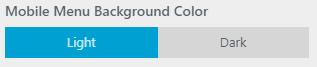 WP Configurator Theme Header Options Mobile Menu Background Color