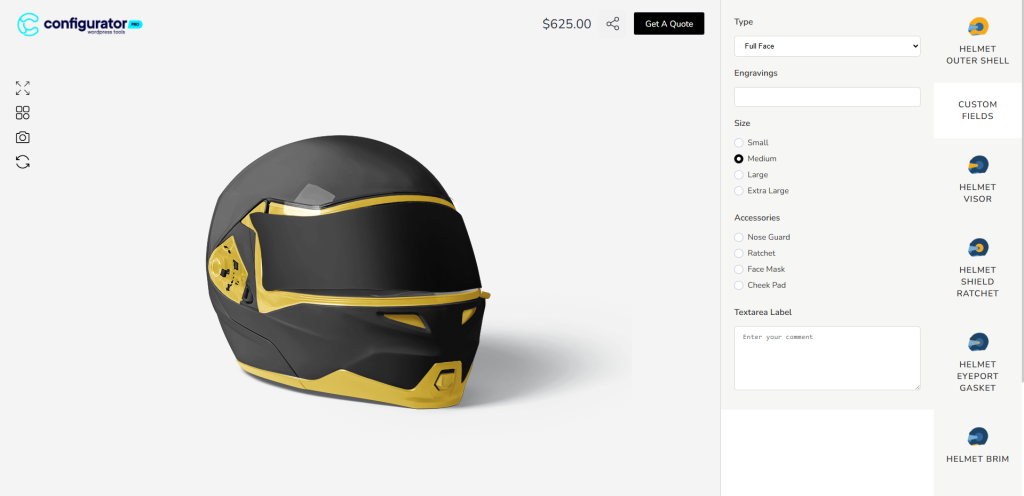 custominput frontend