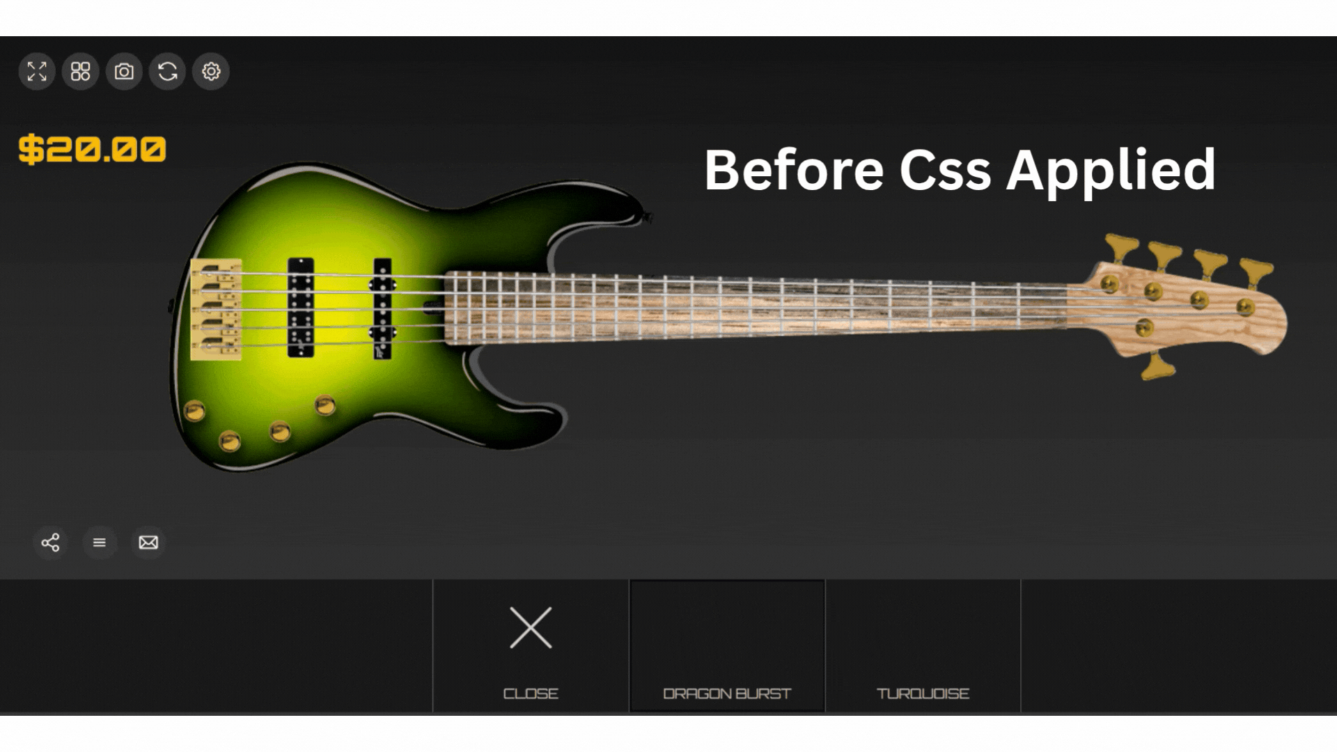 Before Css Applied Optimized