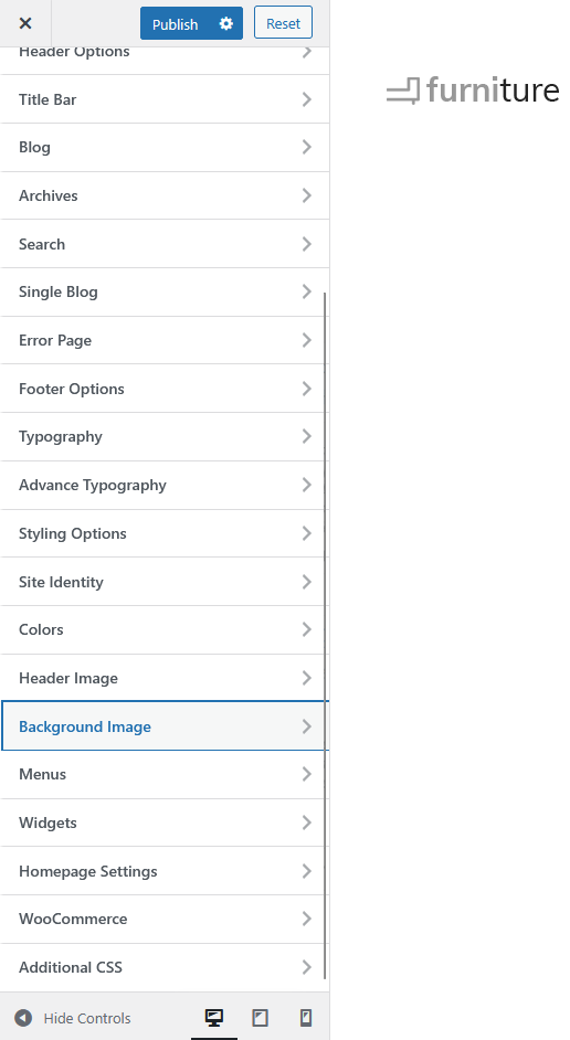 furnituretheme backgroundimage