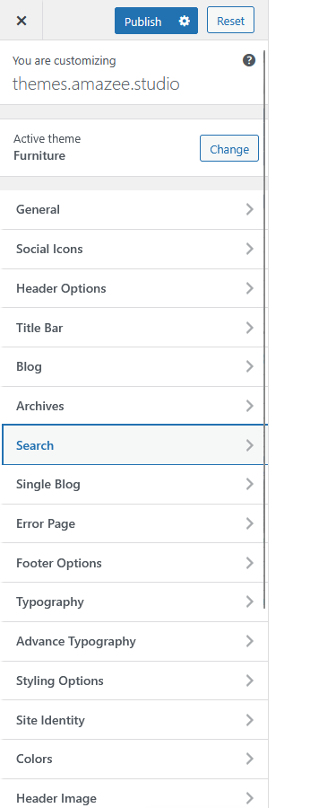 furnituretheme search