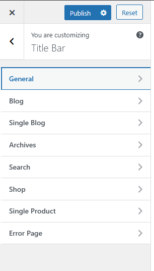 furnituretheme titlebar options