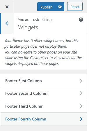furnituretheme widget option