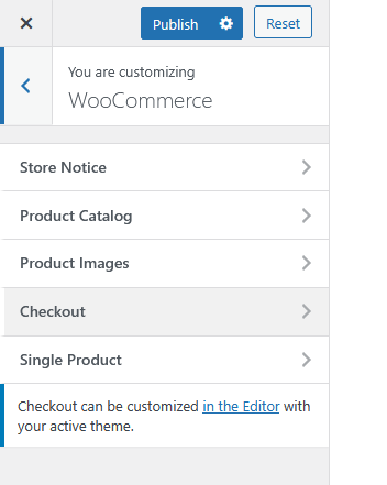 furnituretheme woocommerce option