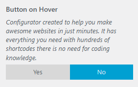 WP Configurator Theme Single Product Button on Hover